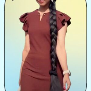 Long Synthetic Hair Extensions for Women – Soft & Natural Look (Black & Brown)